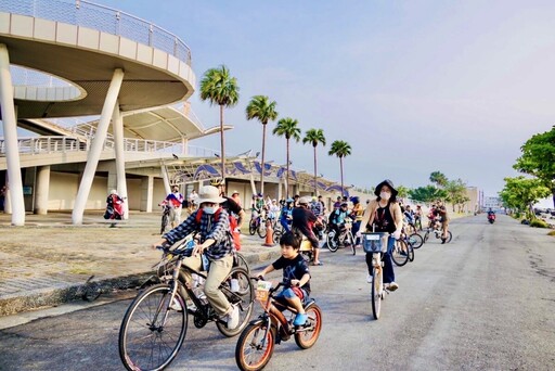 林園萌寵野餐單車遊 千人共襄高雄「乘風而騎」盛會