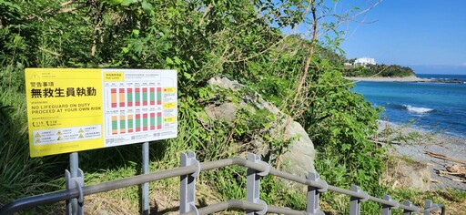 台東藍無敵海景告示牌救生圈安全加持 縣府聯手中央及公所打造海域遊憩新美學