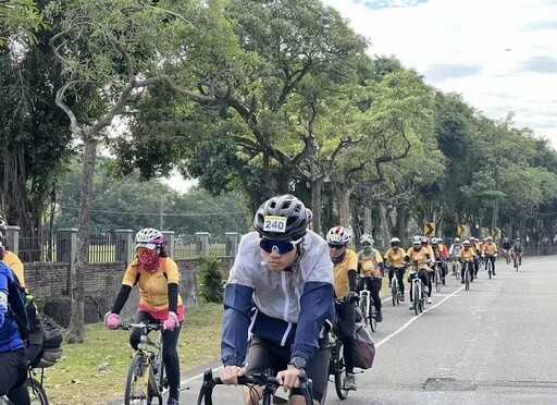 仙境西拉雅環騎 5 COOL 逾百名車友冬至暢遊五水庫