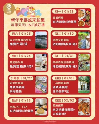 來「嘉」玩！春節寵粉大放送新年抽獎預告