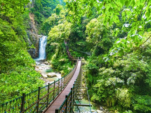 觀音瀑布與竹崎親水公園 春節遊嘉義景點