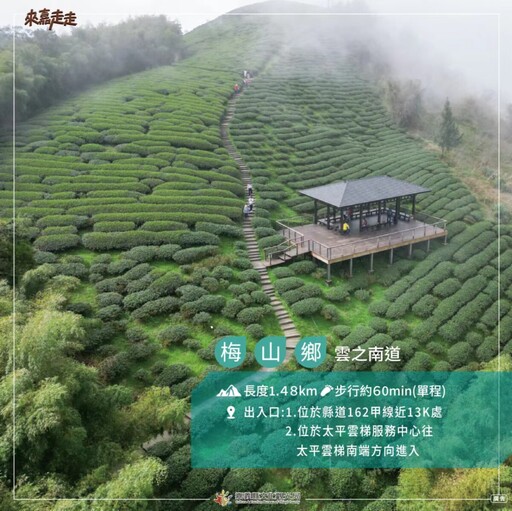嘉縣「步入嘉境-梅山篇」精選10條親子步道