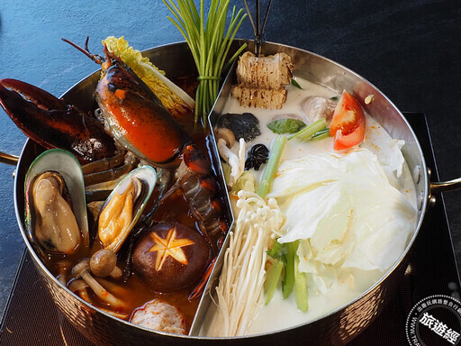 「湳洋鍋物」 南洋主題鍋，湯頭用整隻鮮活波士頓龍蝦熬煮 - 旅遊經