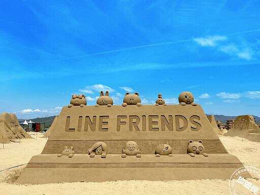 2024福隆國際沙雕藝術季登場 LINE FRIENDS群星會開派對了！ - 旅遊經
