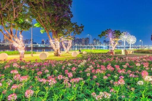 延平河濱公園「英式庭園」風格花海繽紛浪漫 - 太陽網