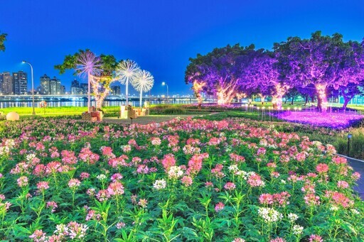 延平河濱公園「英式庭園」風格花海繽紛浪漫 - 太陽網