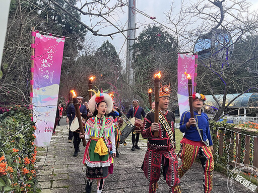 九族櫻花祭開跑，山櫻花和枝垂櫻搶先報到 原來九族櫻花愛呷「褒」，才會開這麼美！ - 旅遊經