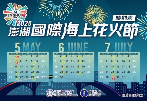 2025澎湖國際海上花火節 史努比主題花火「這些日期」點亮澎湖及離島夜空 - 旅遊經