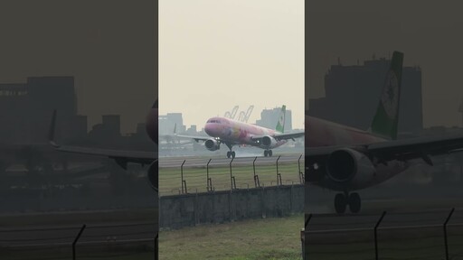 長榮航空 Hello Kitty 粉萌機 A321-200 降落 EVA AIR A321-200 Landing RCKH BR107 B-16217 2025.02.26 - Joe