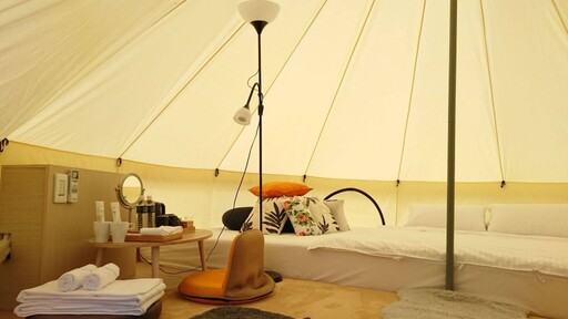 全台唯一「湯屋帳篷」在苗栗！在帳篷裡泡溫泉、欣賞百萬星空