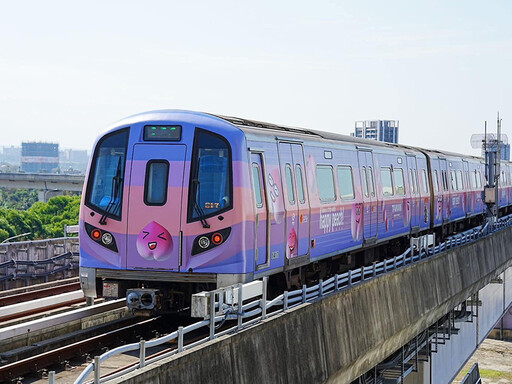 「快樂桃子號」列車啟動！搭乘桃園捷運 通往燈會的最萌車旅