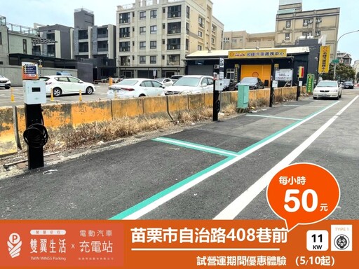 苗栗打造智慧綠能生活圈!苗栗通APP上線 電動車充電網成形