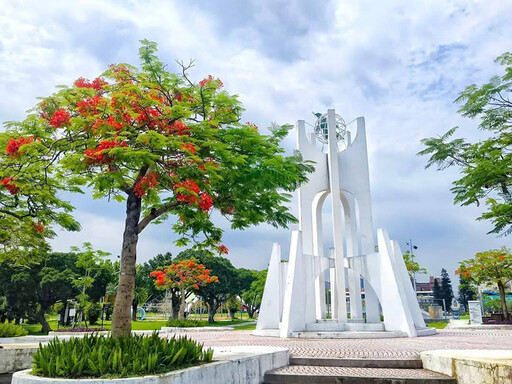 畢業季最美背景！台北花博新生園區鳳凰木盛開熱點曝光！
