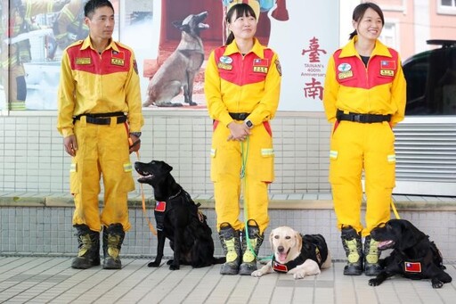 狗狗英雄出勤更安心!台南市獲贈高規專車 救災能量再升級!