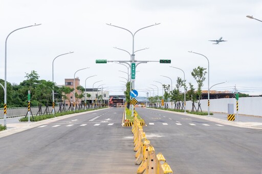 桃園航城路正式通車!連接大園客運與捷運站 緩解車潮新利器