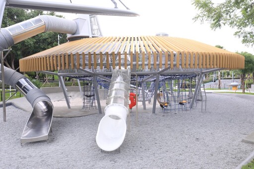 飛行主題×無障礙共融!台中中央公園新亮點 飛行美樂地啟用!