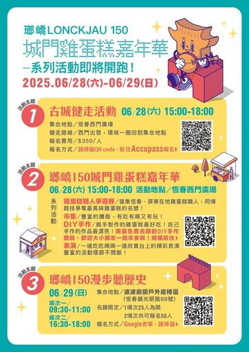恆春建城150週年紀念日!走古城、逛市集、吃雞蛋糕三重享受