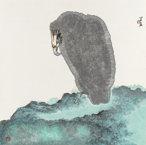 豐原水墨創作展推薦│山水與白鷺對話 靜謐中見生命張力!