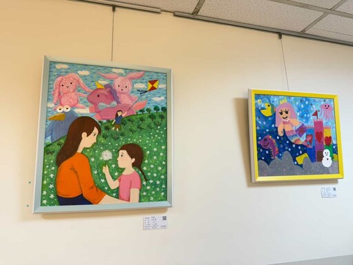 豐原療癒系親子畫展！用色彩記錄愛 感受最真誠的家庭溫度！