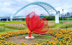 台北賞花亮點更新！中正河濱花海＋立體裝置藝術 拍照超有FU