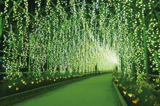 日本三大燈光秀 足利花卉公園「光之花庭園」