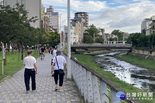 水岸步道成為全國最夯景點 中壢老街溪整治有成