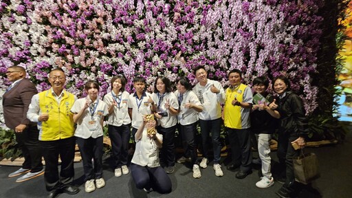 台灣國際蘭展小型景觀設計競賽 南光高中獲全國金牌獎