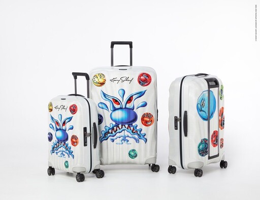 Samsonite C-LITE X Kenny Scharf聯名行李箱 藝術與實用的極致結合，讓你的旅程充滿色彩與驚喜