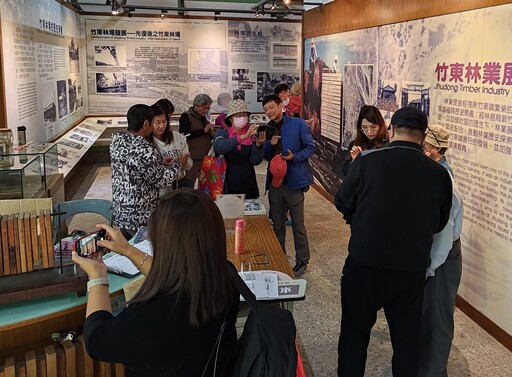 竹東林展館創新體驗「東林躲貓貓」 大獲好評