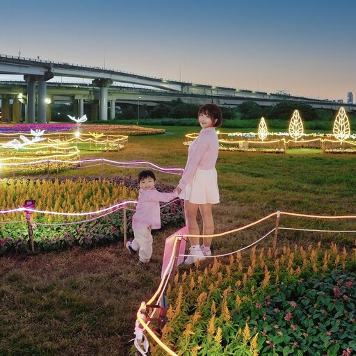 暖冬花季即將落幕 三重鴨鴨公園「花繪三重奏」美景只到1/12