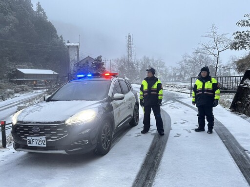 影音/寒流來襲 思源埡口與太平山區現冰霰霧淞