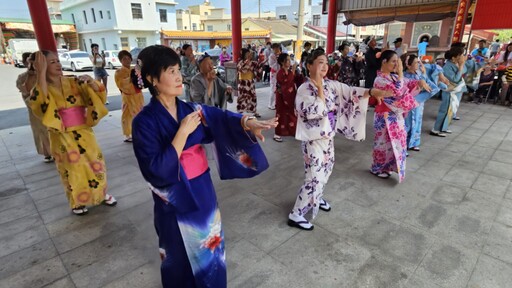 影音/日本巡查變台灣神明 義愛公祈安巡禮大典就是愛看日本舞蹈