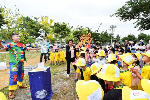 影音/落實「人與動物共融共享」的理念 社頭花木公園完工啟用