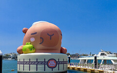 「卡比胖拉」大軍萌魅力攻佔臺南安平漁人碼頭 超級卡哇伊！