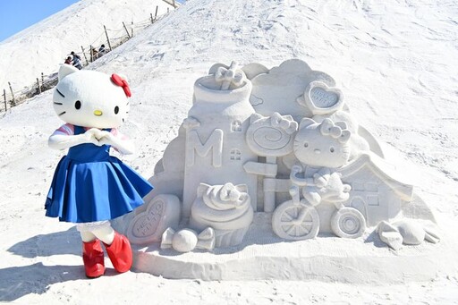「一見雙雕藝術季」七股登場 Hello Kitty、酷企鵝、蛋黃哥陪你暢遊臺南