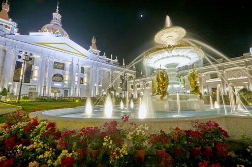 白色希臘宮殿「蓋婭莊園」新亮相！嘉義大林親子遊美拍景點