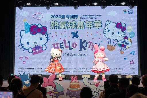 Hello Kitty 50週年歡慶聯名 7月到台東參加 「臺灣國際熱氣球嘉年華」