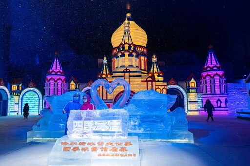 全球最大室內冰雪主題樂園／哈爾濱「冰雪小世界」啟用 一秒穿越冬夏季