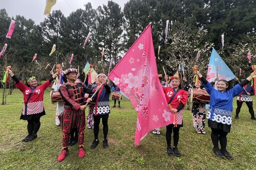 九族櫻花祭授旗欣迎第25回 台日交流系列活動與慶祝式陸續展開