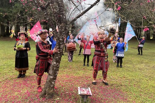 九族櫻花祭授旗欣迎第25回 台日交流系列活動與慶祝式陸續展開