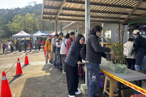 基隆植樹月開跑 3/12發票換樹苗