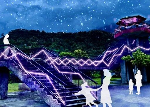 花蓮鯉魚潭仲夏水岸光影節 七大燈區夢幻登場！