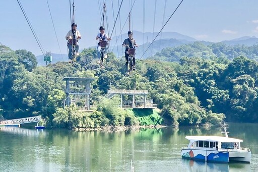 水漾月明ｘ明德水庫「水・陸・空」遊憩區 引領苗栗明德水庫旅遊新潮流