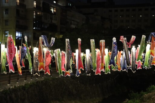 「2025北投夏日祭り-魚躍龍門 盛夏祈福」上千鯉魚旗飄揚北投