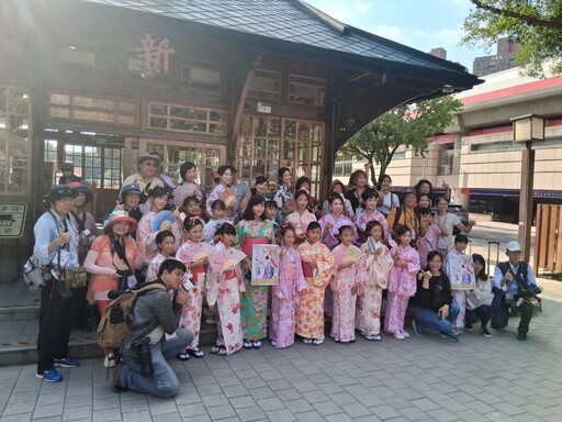 浴衣美人齊聚新北投車站 以換裝體驗推廣北投溫泉與浴衣文化