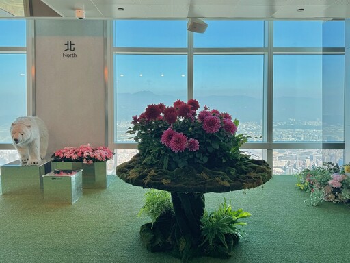 台北 101 觀景台有櫻花！「蕨美之蘭」全台最高花藝展即日開跑 買門票送限定紅包袋