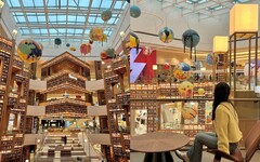 【有片】韓國新景點「水原星空圖書館」拍照攻略！四層樓挑高書櫃搭星球裝飾超唯美
