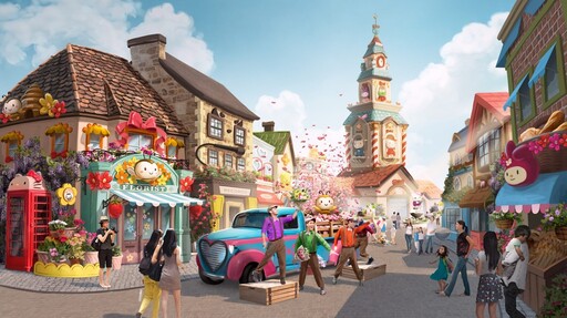 全球首座「Hello Kitty 主題樂園度假村」今年開幕！Kitty 版人面獅身必打卡 美樂蒂、大眼蛙都現身