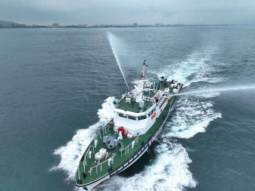 新造100噸巡防艇投入執法 臺南海巡增添新戰力