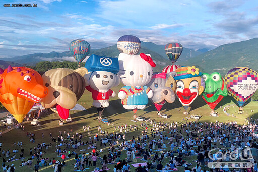 台灣觀光新品牌展魅力 台東熱氣球繫留開賣